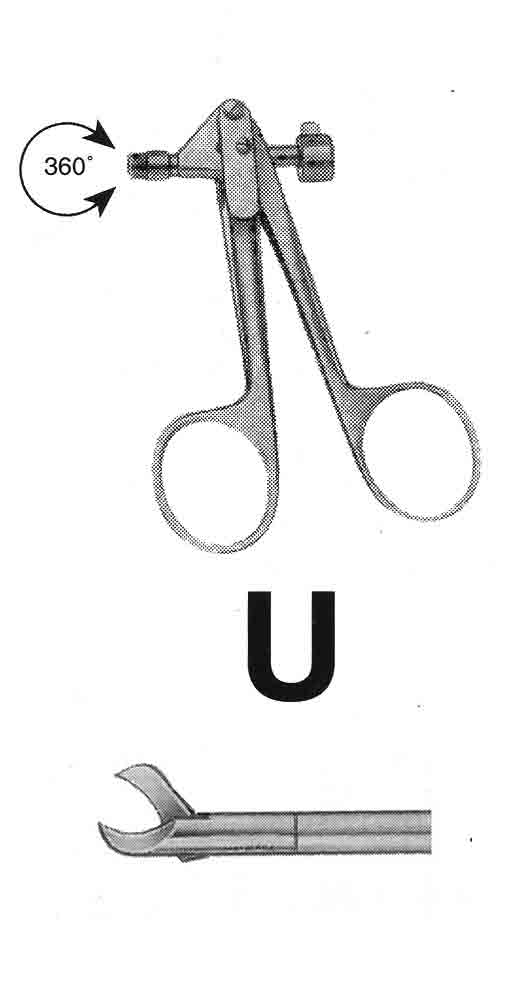 İZOLESİZ MAKAS U MODEL SAPLI ÇAP : 5MM L:43CM